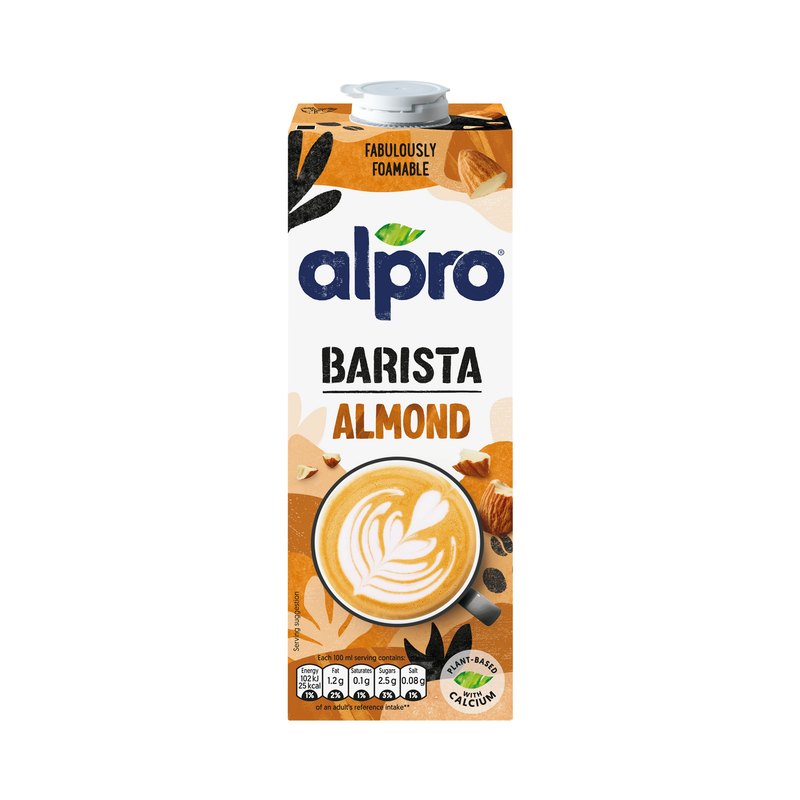 Alpro Barista almond plant-based drink, 1 litre