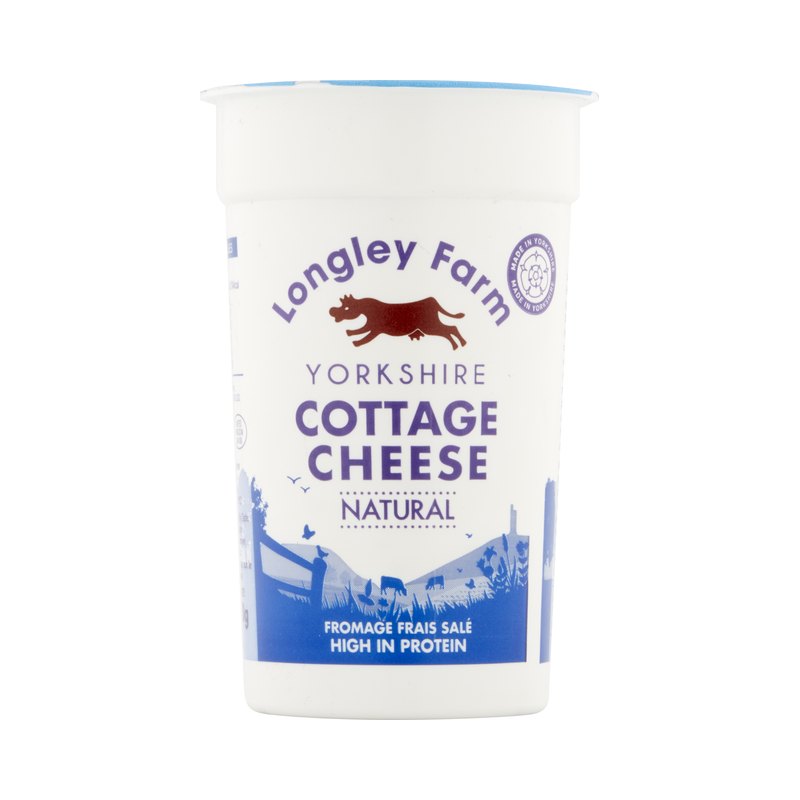 Longley Farm natural cottage cheese, 250g