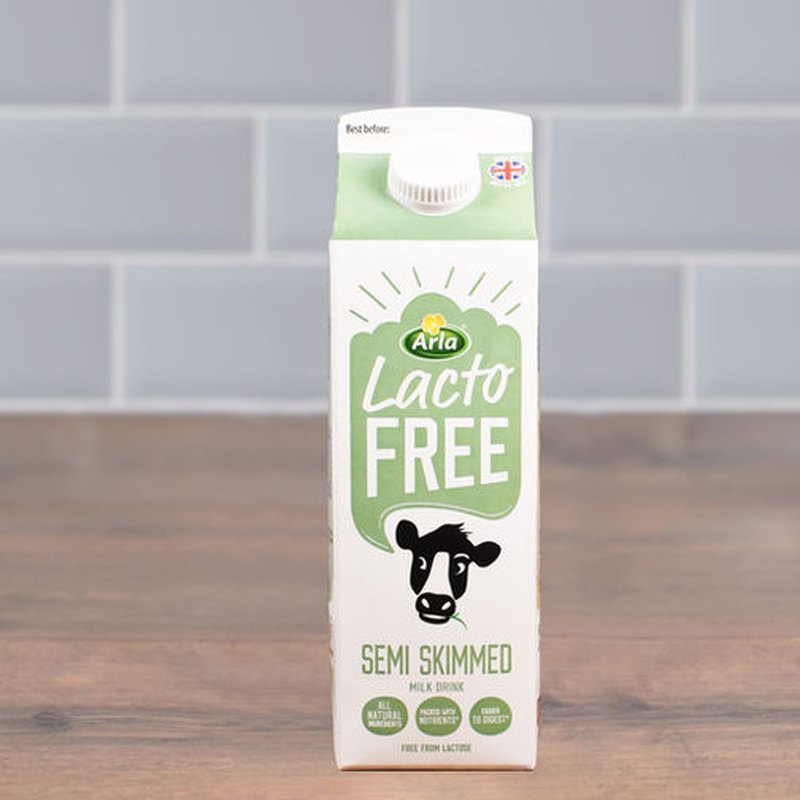 Arla Lactofree semi-skimmed milk, 1-litre