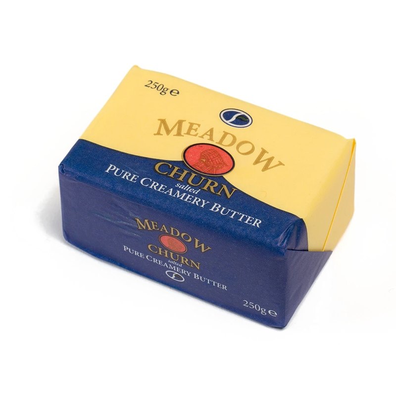 Meadow Churn salted pure creamery butter, 250g block